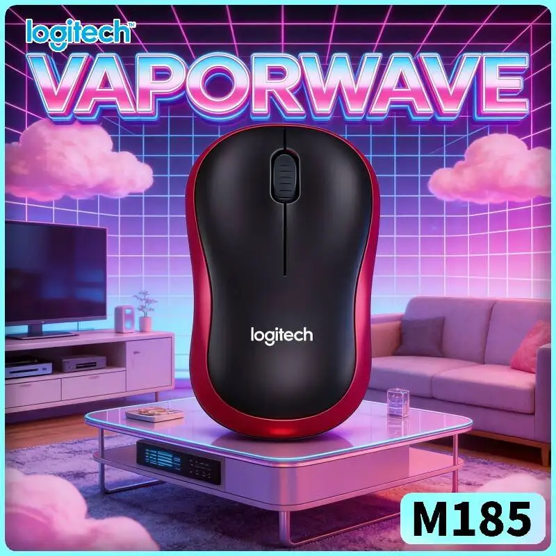

Мышь Logitech M185 с высокой точностью навигации, оптический сенсор 1000 DPI, 2.4 ГГц, радиус действия 10 м, 12 месяцев автономной работы, функция автоматического перехода в спящий режим