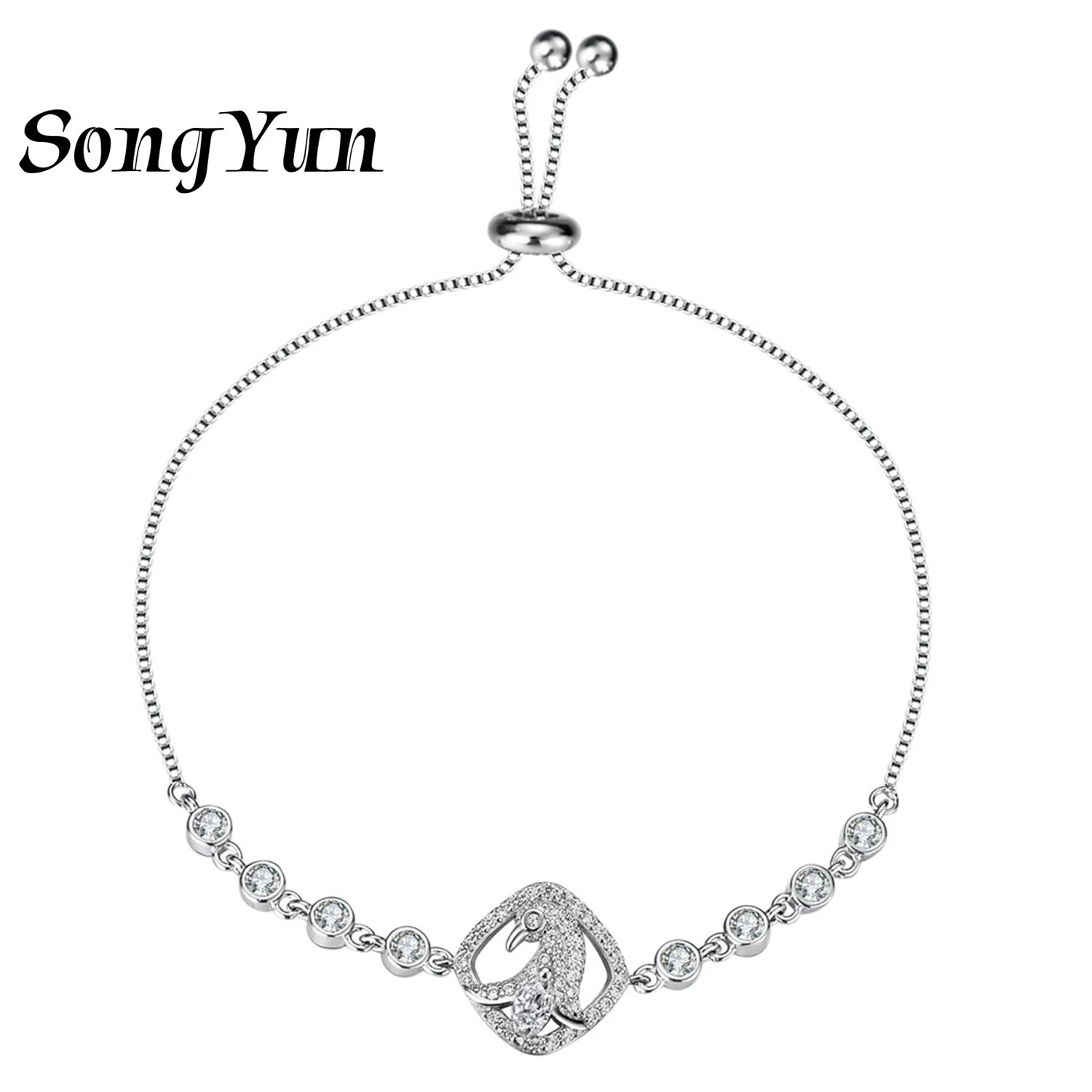 

SY Luxury Jewelry The 925 Sterling Silver Bracelet For Women With An Eagle Head Is Simple And Elegant