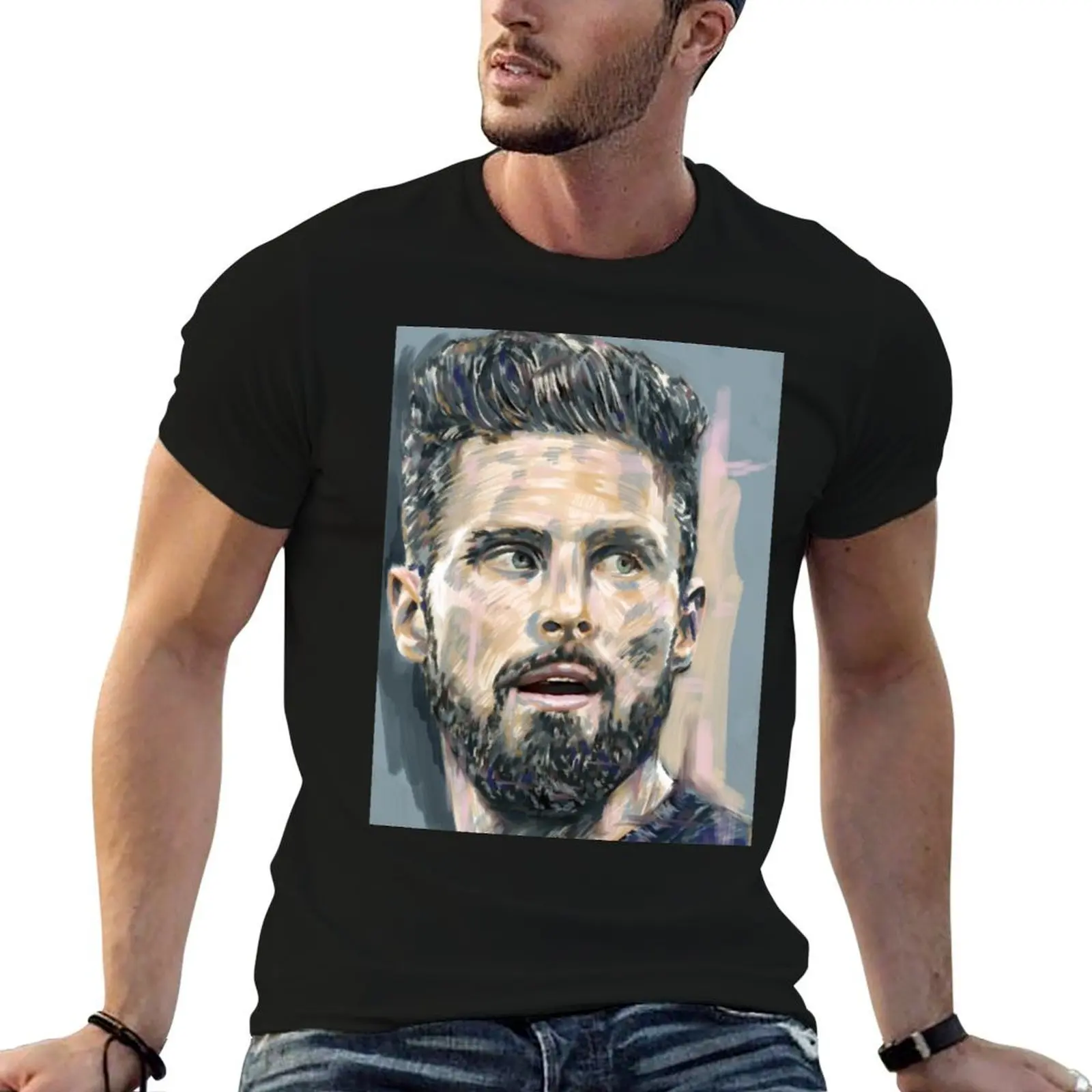 

anime humor tshirt T-Shirt t t Giroud - quality shirts shirts man funny Impact Olivier dark luxury high Maximum brand