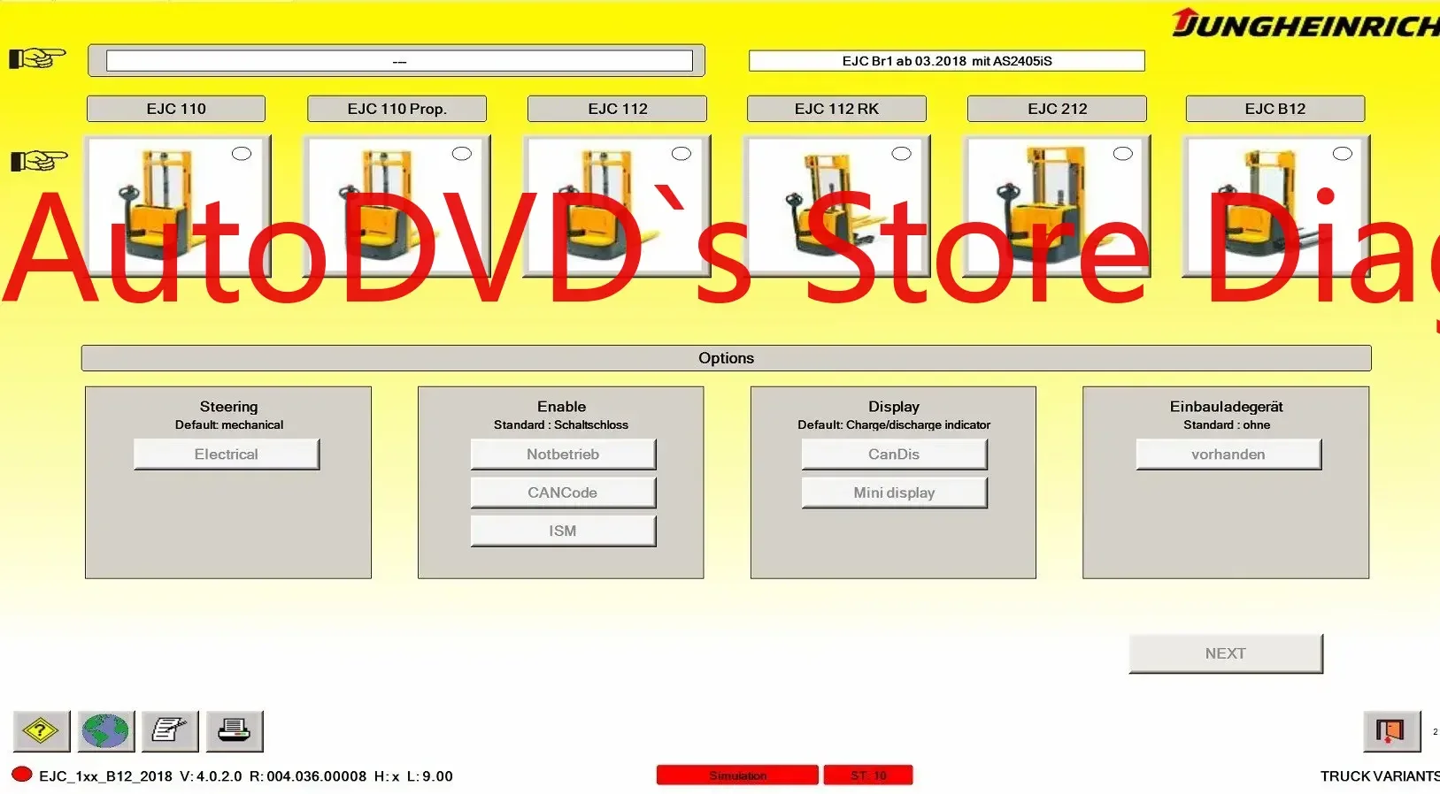 

Коллекция данных проекта AutoDVD Jungheinrich 2023, для Джудита