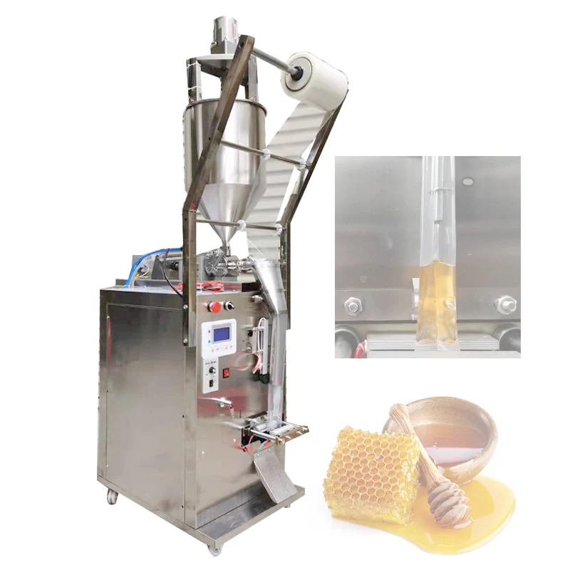Automatic Packaging Machine For  Liquid Chili Paste Oil Sauce Filling Honey Seasoning Water Hot Pot Material Sealing Packing Mac