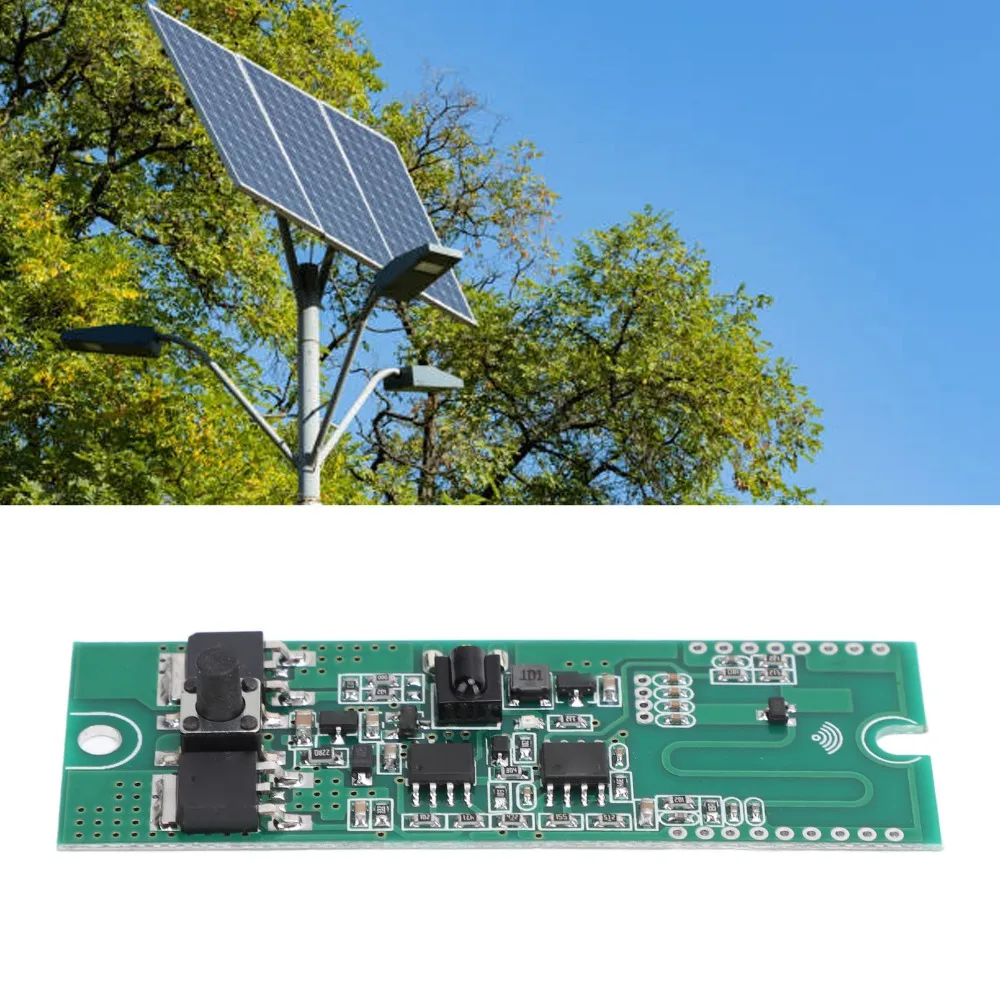3.2/3.7V Solar Light Circuit Board Remote Controller 40W LED Control Solar Light Circuit Board Remote Control Human Body Sensing