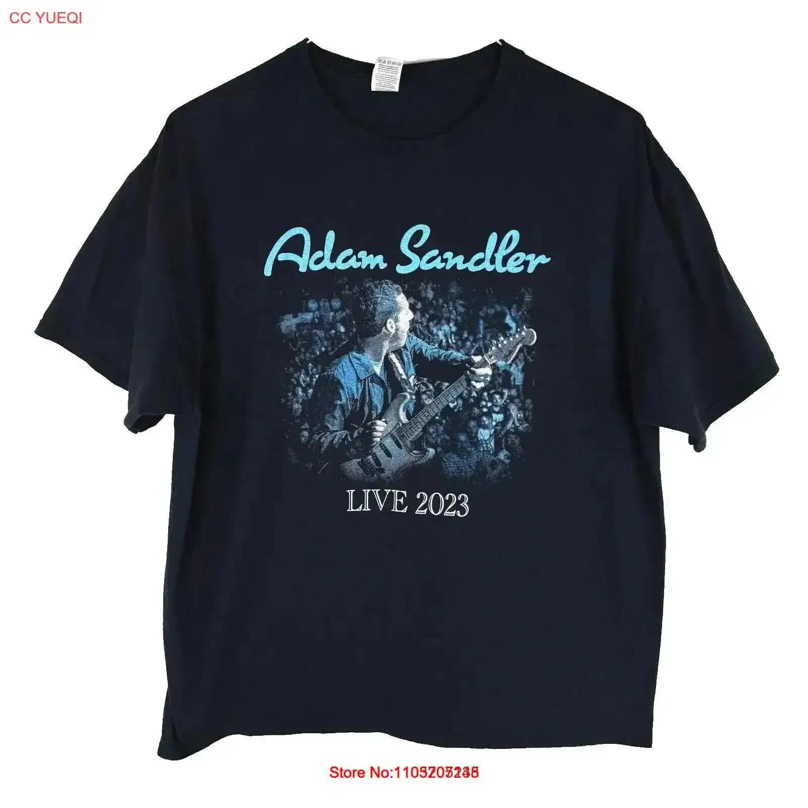 

Adam Sandler Live 2023 T Shirt Double sided Parking Lot Adult Size XL vintage Washed Versatile graphic designer clothes fashion