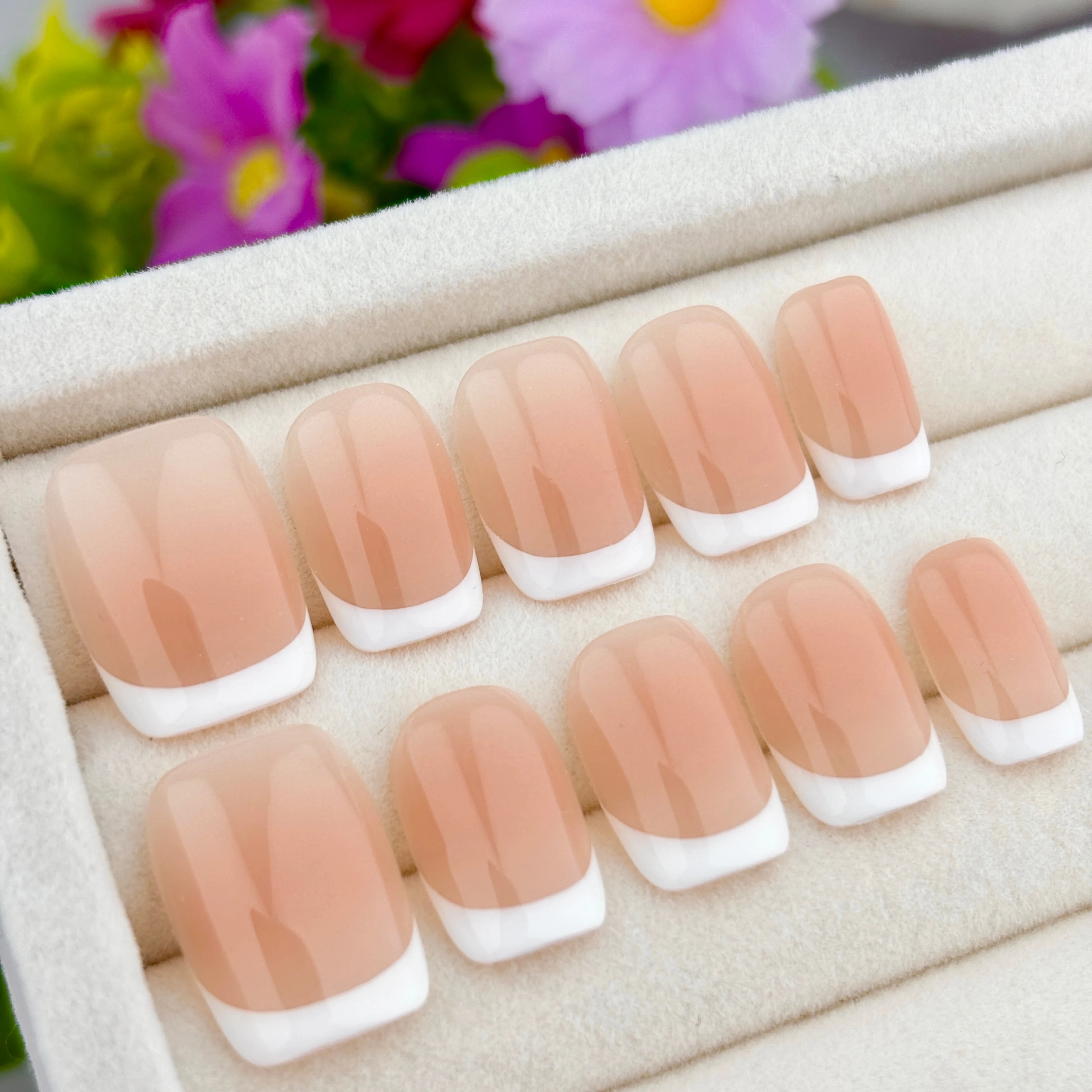 10 Pieces of Pure Handmade Wea - Nail Art Natural Simple recension och pris