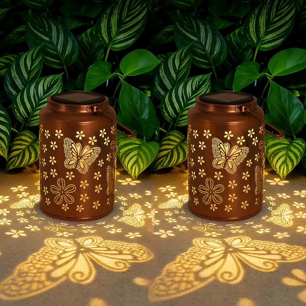

Butterfly Solar Lights Outdoor Garden Decor Waterproof Solar Lantern for Outside Yard Patio