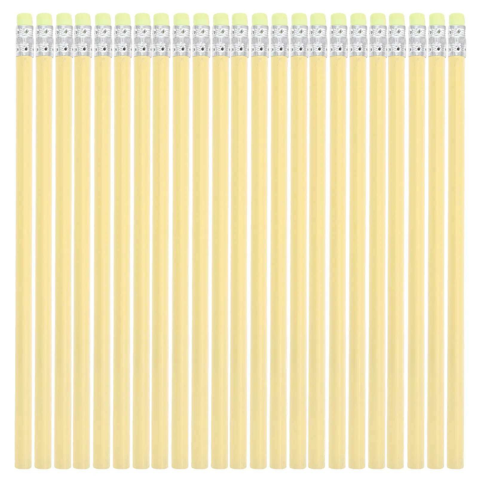 

50 шт. деревянных треугольных карандашей с встроенными ластиками для дошкольников, начинающих учиться рисовать и писать