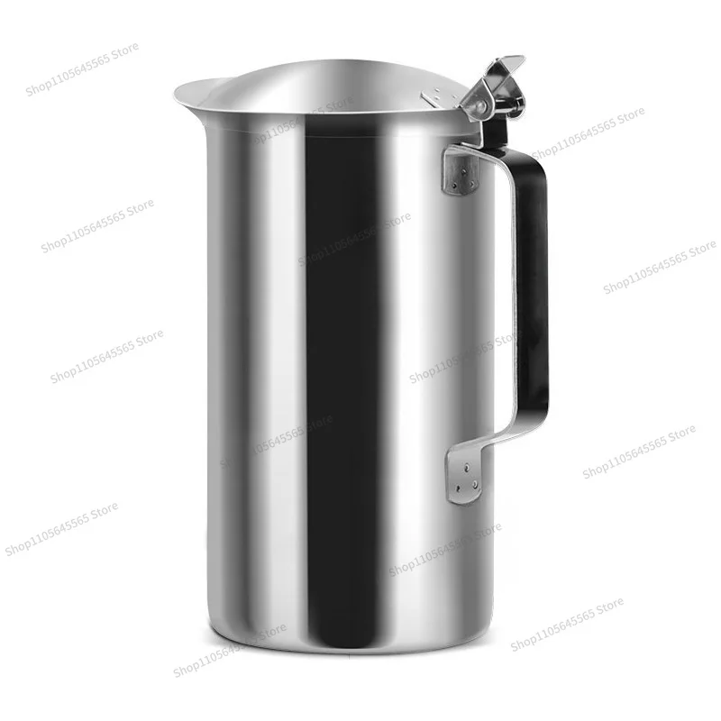 For 304 Stainless Steel Chilled Water Kettle 1900ml Large Capacity with Lid Chilled Water Kettle High-end Restaurant Teapot