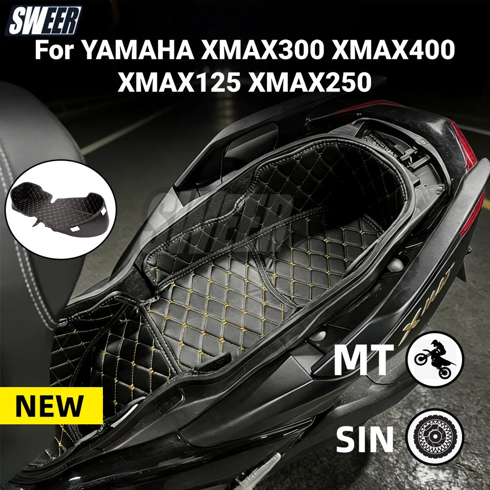 

For YAMAHA XMAX300 XMAX400 XMAX125 XMAX250 X-MAX 300 400 125 250 Motorcycle Seat Bucket Pad Storage Box Liner Luggage Trunk Mats