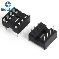 Adaptador de enchufes IC DIP-8 8DIP, 10 piezas, 20 piezas, 2,54 MM, 8 pines, tipo de soldadura