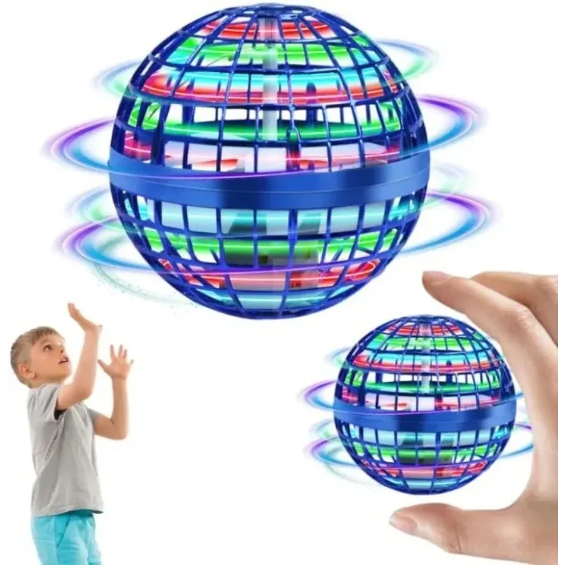 Hover Orb Flying Ball 2022 Magic Controller Mini Drone Boomerang Spinner 360 Rotating UFO Safe Kids Adults Outdoor Toy