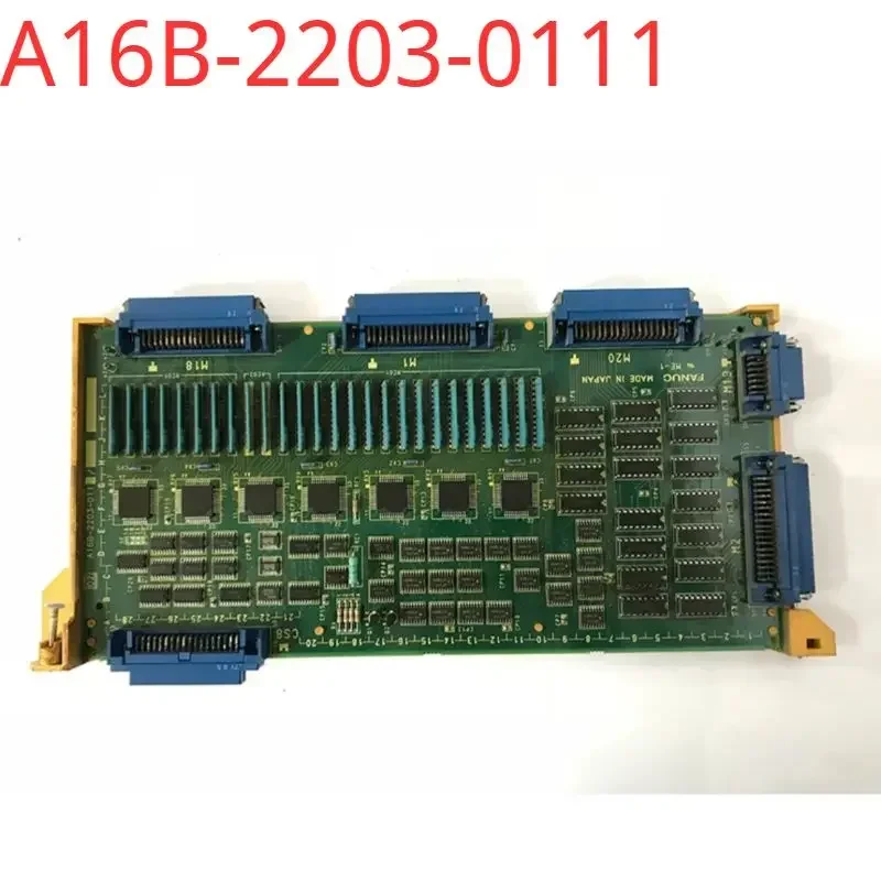 A16B-2203-0111 Second-hand tested ok    I/O boardin good Condition
