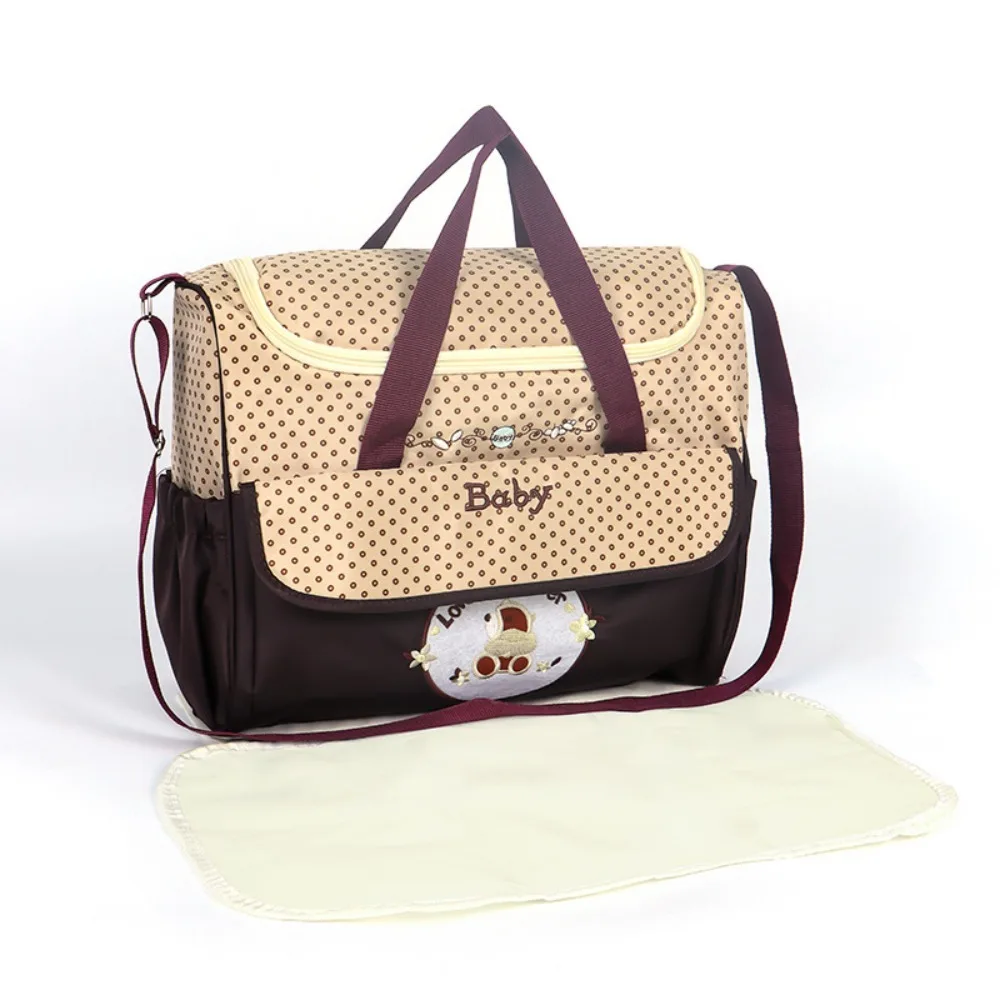 

Storage Baby Diaper Bag Crossbody Large Capacity Mommy Maternity Packs Multifunctional Canvas Baby Stuff Nappy Bags Baby Care