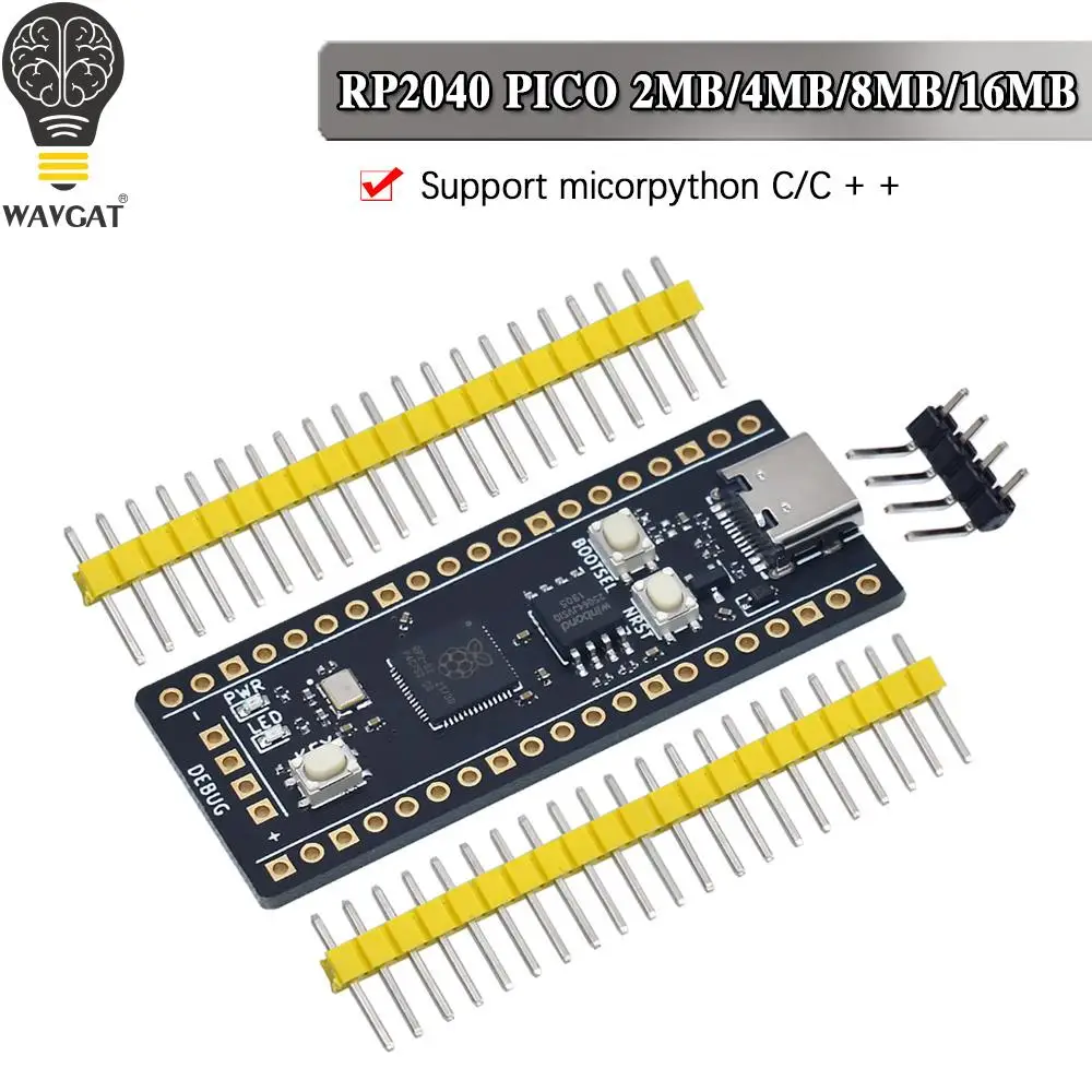 Pico Board RP2040 Dual-Core 2MB 4MB 8MB 16MB ARM Low-Power Microcomputers High-Performance Cortex-M0+ Processor Micorpython