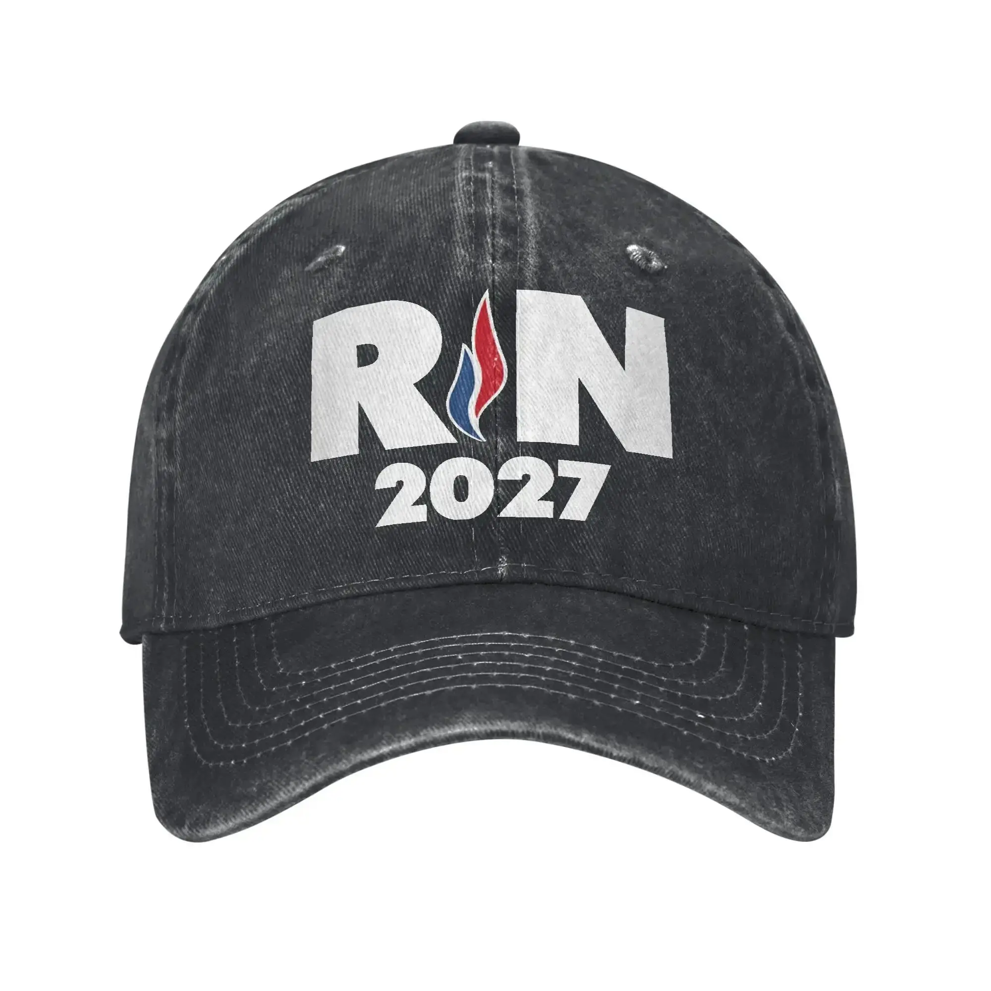Vintage 2027 Bardella Collection Casual Baseball Cap Spring President Election France Snapback Cap Unisex-Teens Baseball Caps