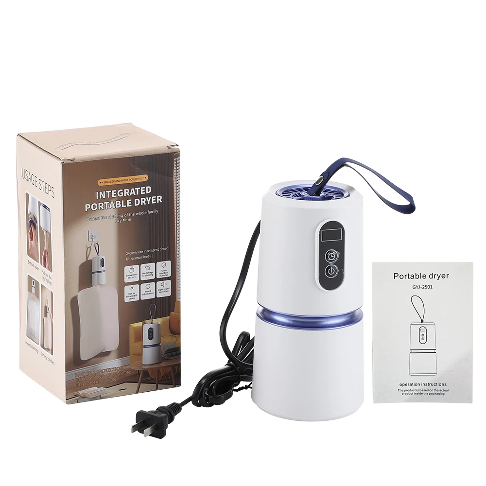 Inteligentna Elektryczna Suszarka Przenośna Składana Suszarka Domowa Wielofunkcyjna Z Timerem Szybkie Nagrzewanie Suszenie Ubrań Cicha i Energooszczędna