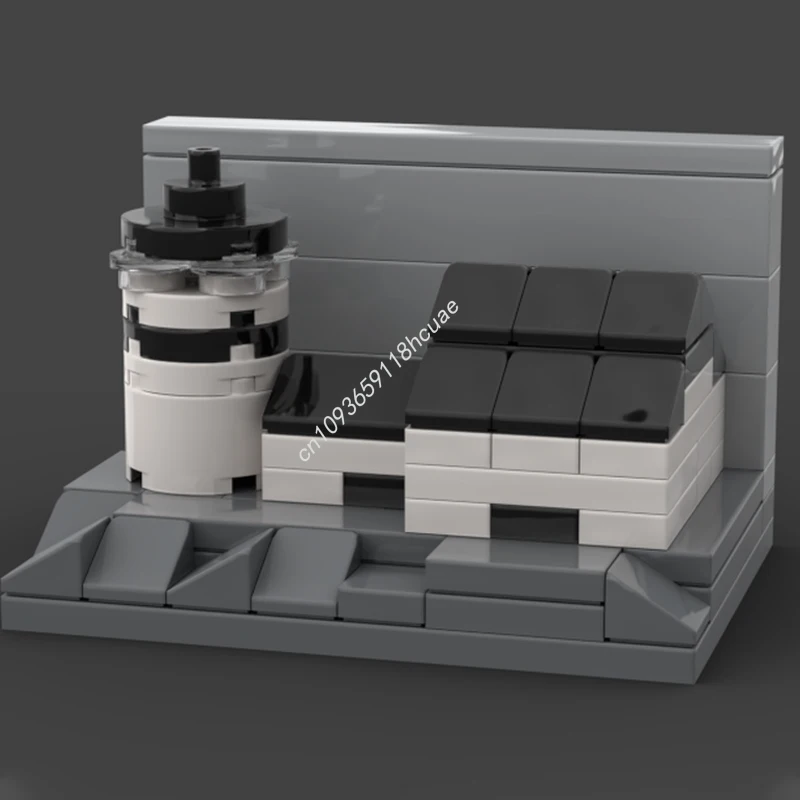 

73pcs MOC The Lighthouse Micro Movie Scenes City BuildingBlock Family Interactive DIY Craft for Creative Families Christmas Gift