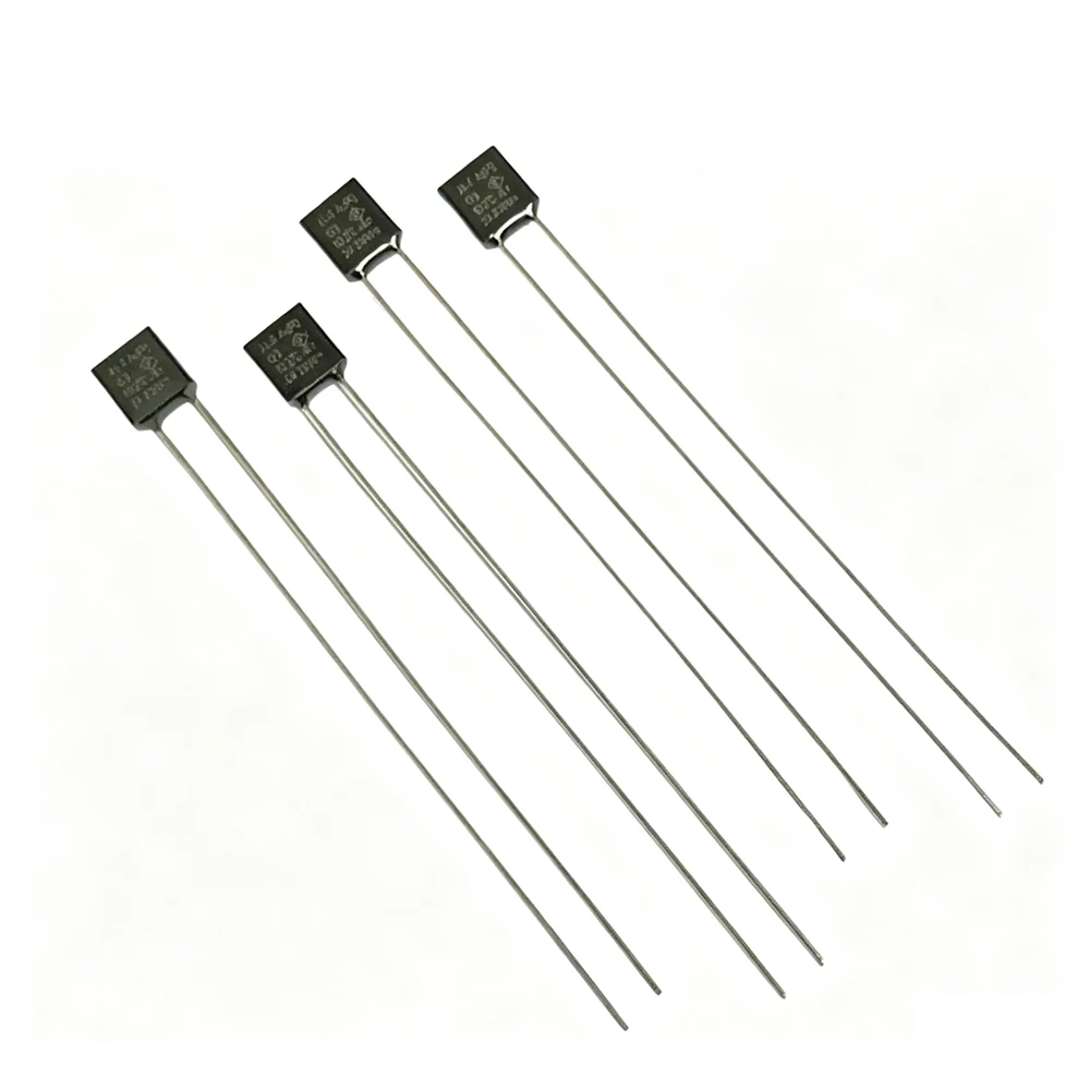 100PCS AUPO Thermal Fuse 1A 2A 3A 5A 10A CUTOFF 84C 102C 115C 125C 130C 135C 138C 150C Square Temperature Fuses