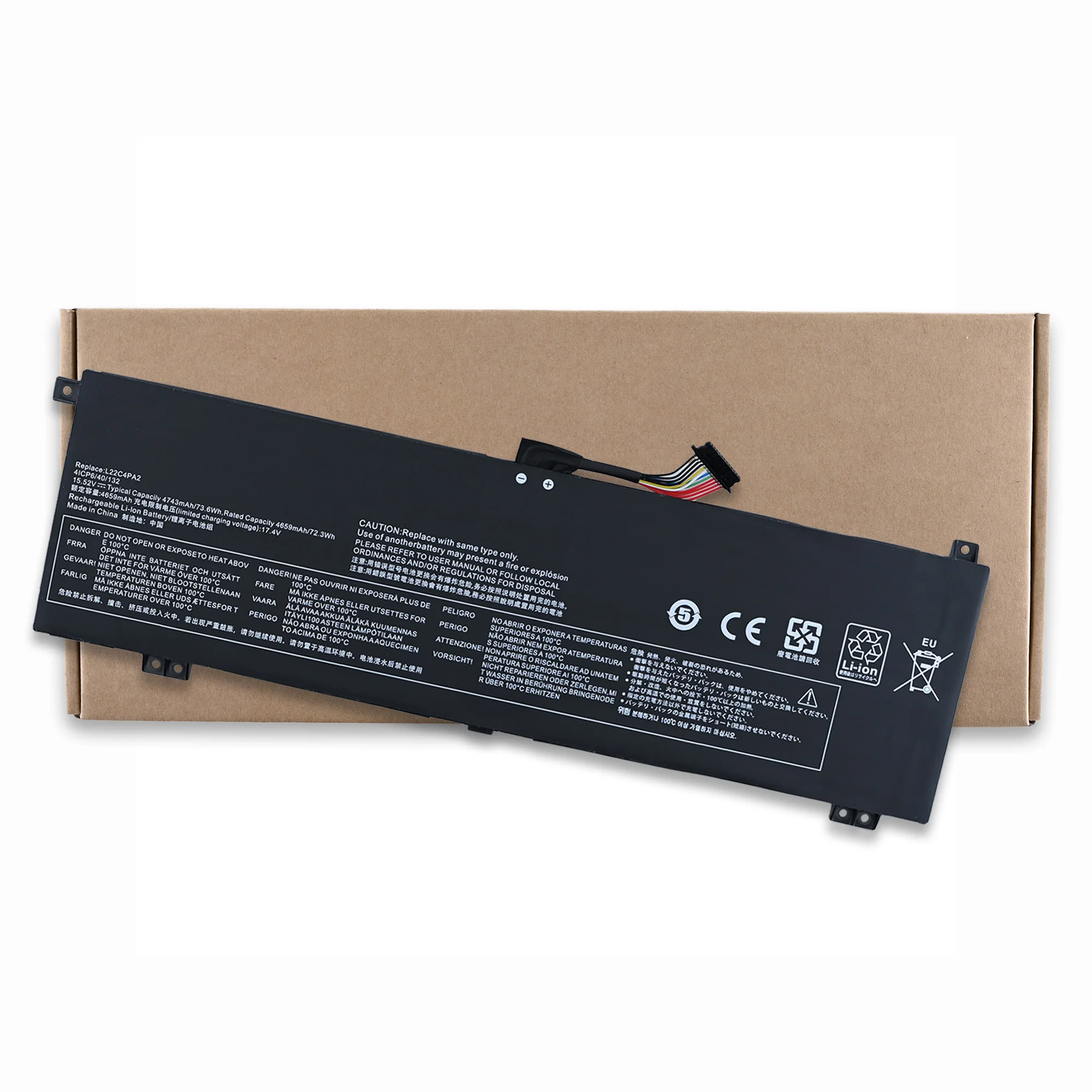 LOLG L22C4PA2 15.52V 73.6Wh 4743mAh L22M4PA2/D4PA2/L4PA2 Genuine Original Laptop Battery For Lenovo LegionS7 16IRH8/APH8 Slim5 1