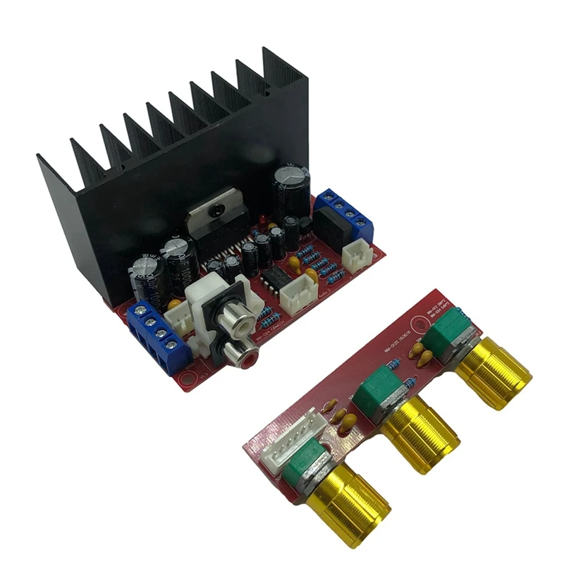 لوحة مضخم صوت رقمي ، مضخم صوت عالي الطاقة ، 10 واط × 2 ، 30 واط × 1 ماكس ، TDA7377 ، 3 قنوات