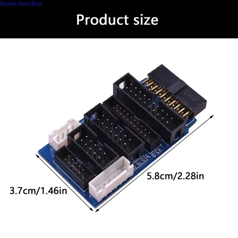 D0UA Portable JTAG إلى وحدة لوحة محول SWD لبروتوكولات دعم JTAG V 8 V 9