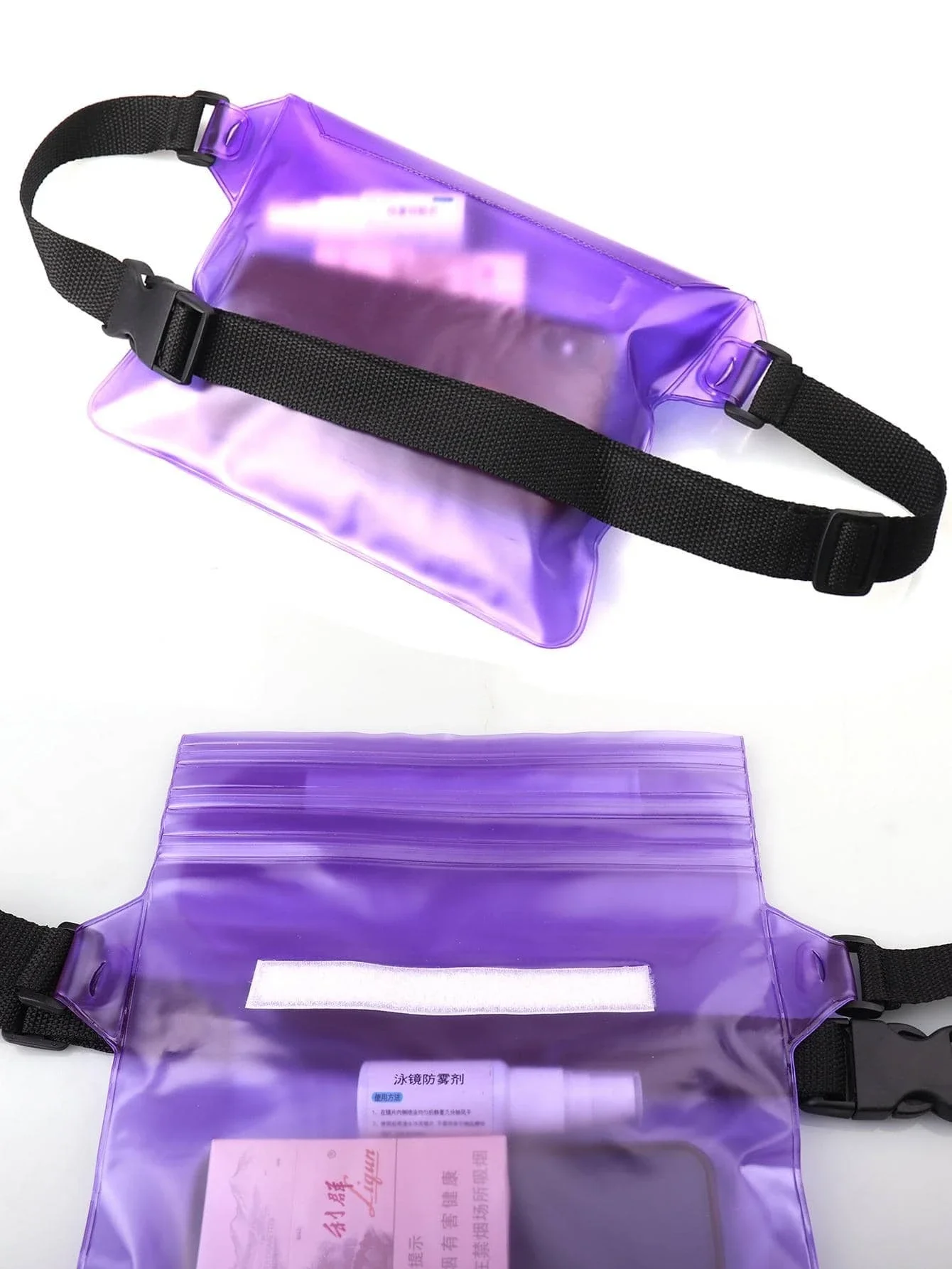 1pc PVC Waterproof Swimming Fanny Pack