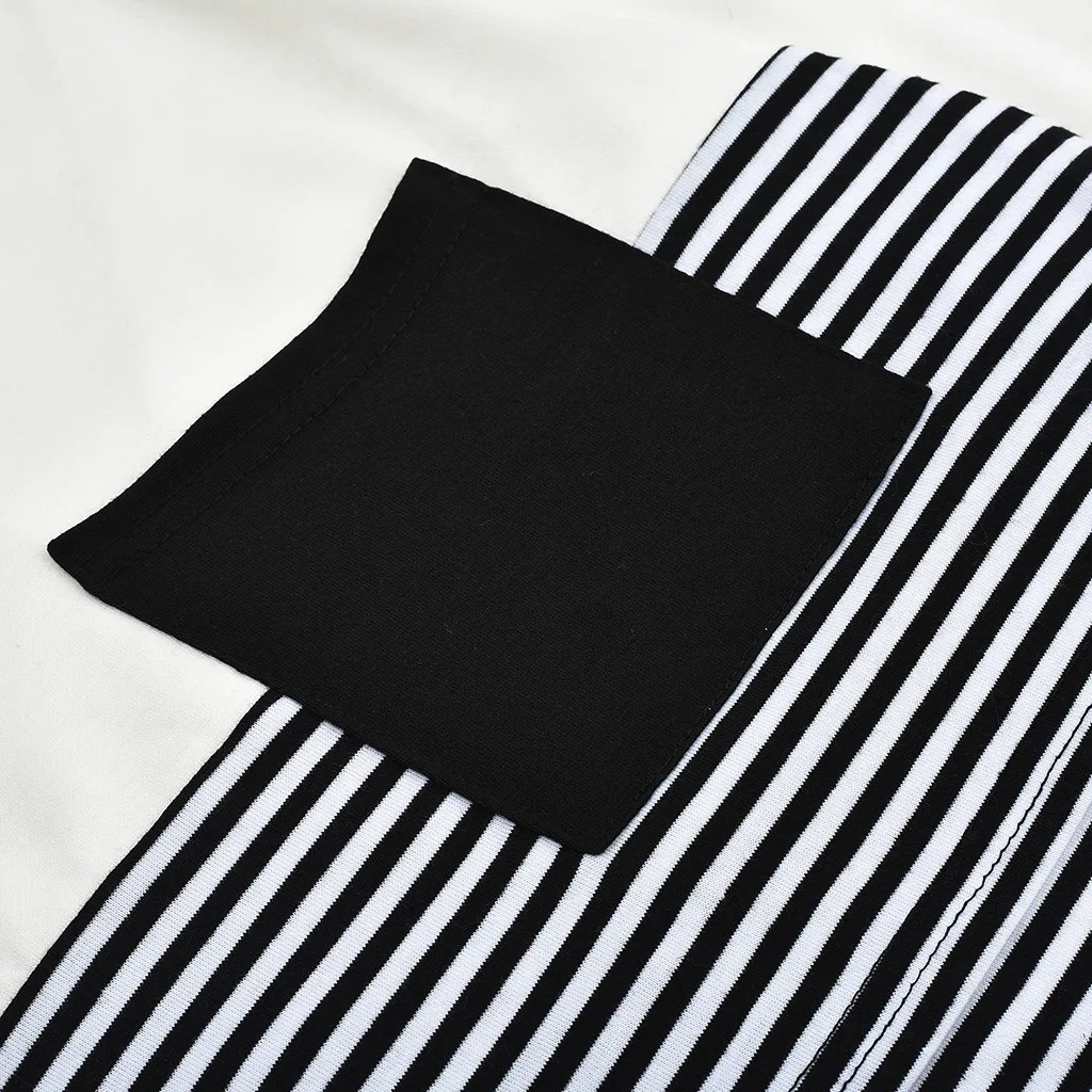 Mode Schwangere Frauen Nähte Farbe Stillen Pflege T Shirts Beiläufige Lose Langarm T Tops Für Mutterschaft – Detail 7