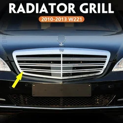 for 2010-2013 W221 Mercedes Benz S600 S65 AMG Front Bumper Middle Hood Radiator Grill 2218800683
