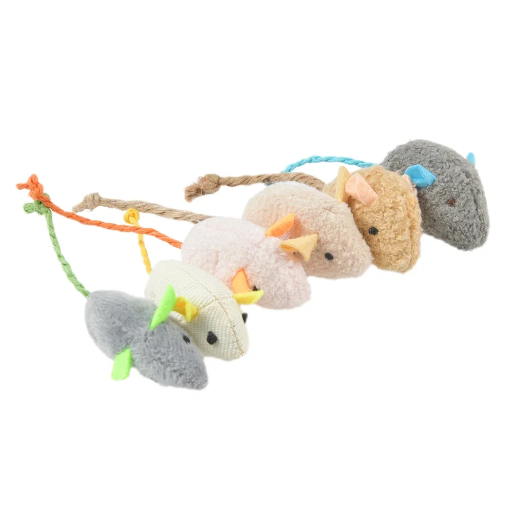 3pcs/lot Mix Pet Toy Catnip Mice Cats Toys Fun Plush Mouse Cat Toy for Kitten Plush Mouse