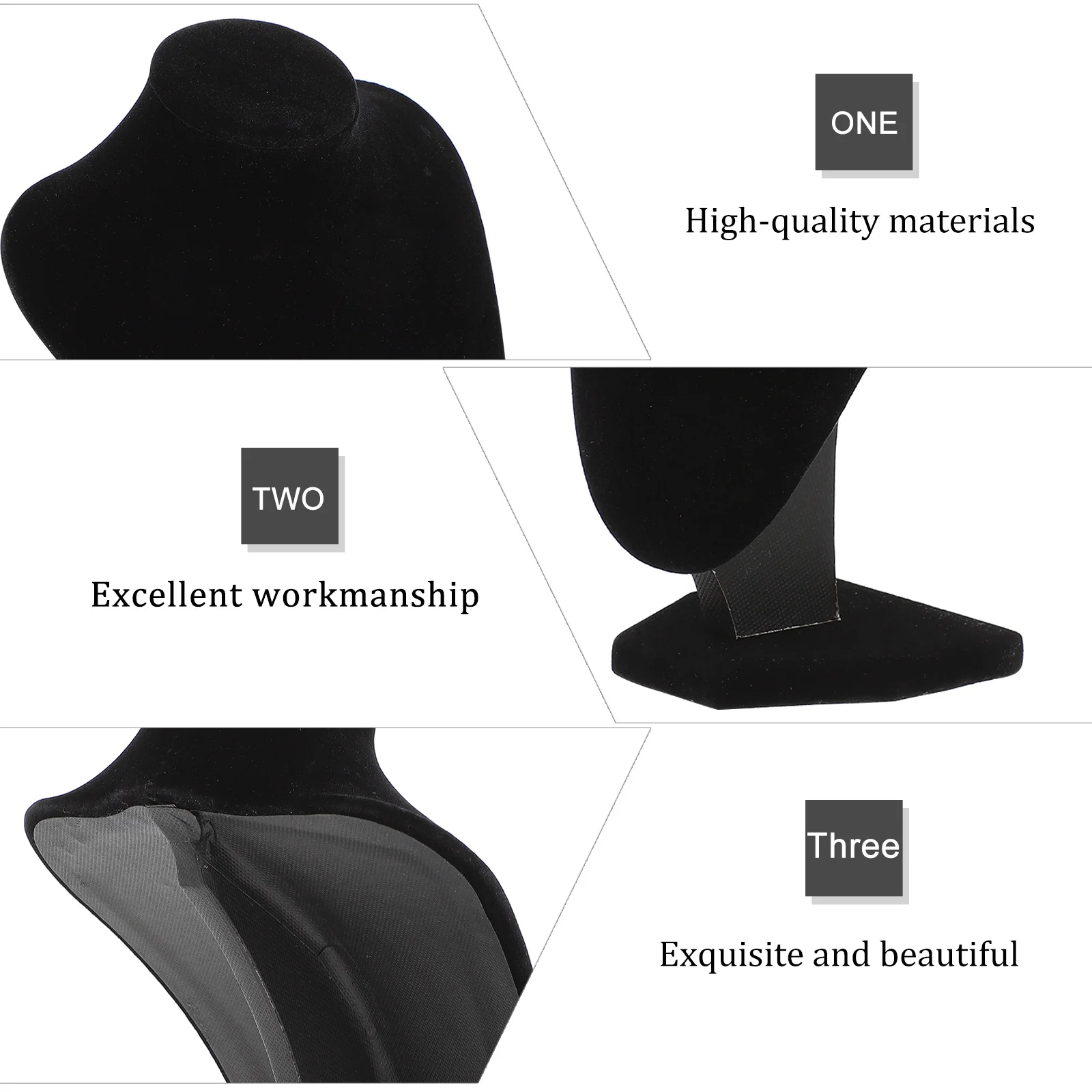 

Подставка-бюст для демонстрации украшений (1 шт.), роскошная, для бизнеса и подарков, с элегантной отделкой