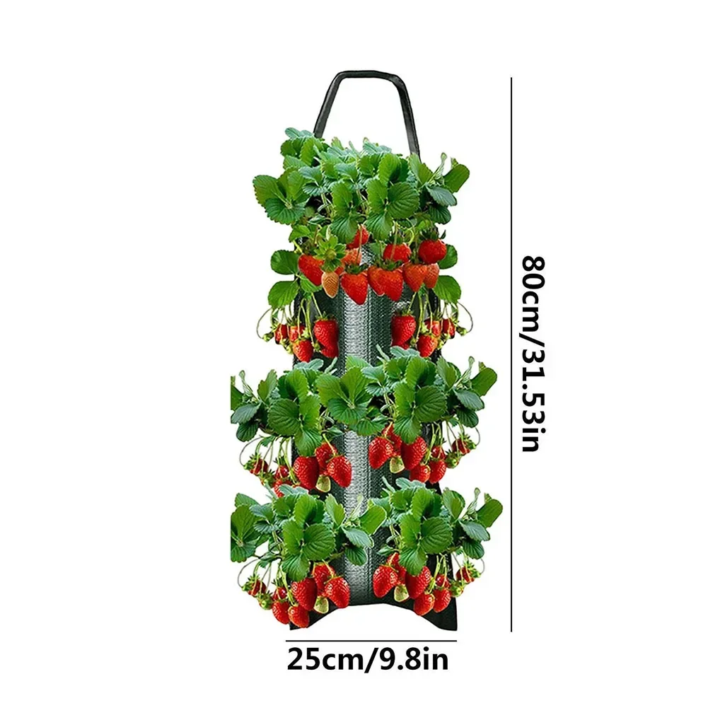 New Multi-port Grow Bags For Plant Strawberry Potato Hanging Planting Pots Fruit Vegetable Pouch Garden Supplies Flower Pot