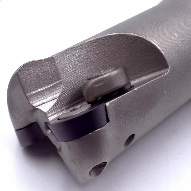 EMRC 25mm 30mm Two Teeth RPMT Clamped Steel Mill  Carbide Inserts Round Nose End Milling Cutter