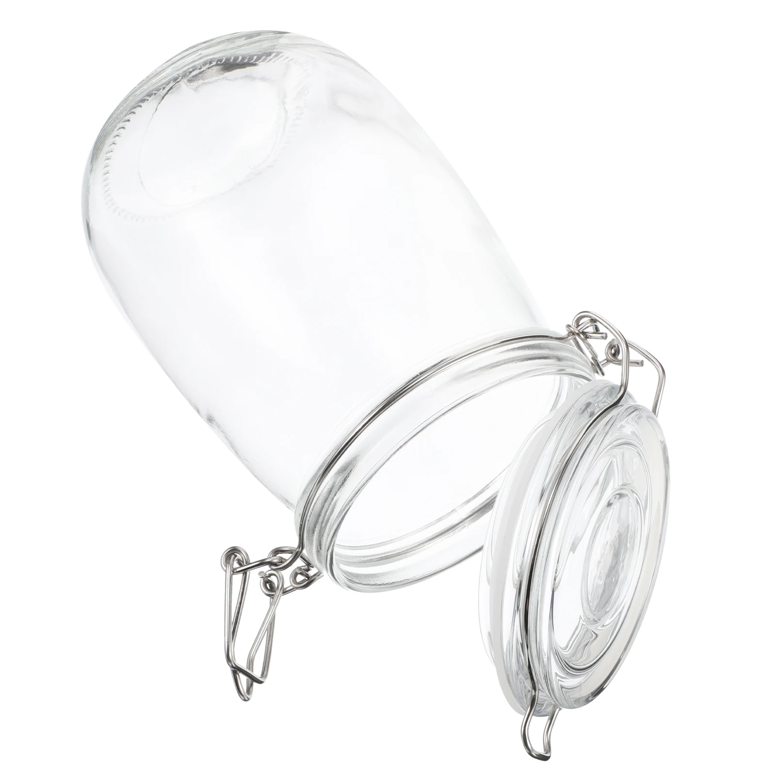 

Glass Storage Tank Large Capacity Transparent Bottle Sealed Container Food Canister Mason Jars Empty Jar Whole Grains Dry Food
