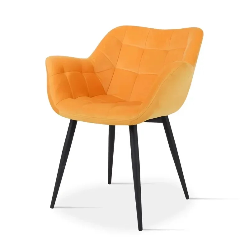 Contemporary interior fancy decorative fabric sofa accent living room chair, convenient, practical and durable