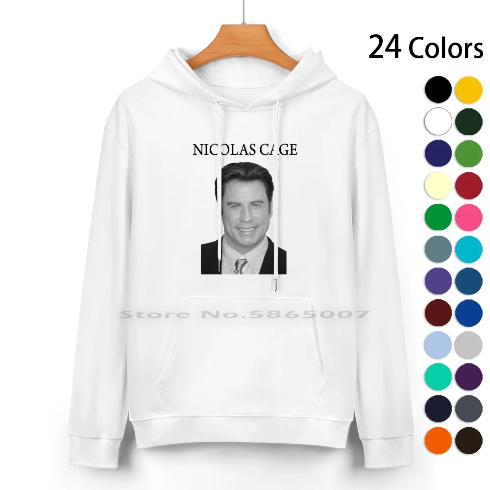 

Nicolas Cage John Travolta Faceoff Pure Cotton Hoodie Sweater 24 Colors John Travolta Face Off Nic Cage Weird Wickerman Nicolas