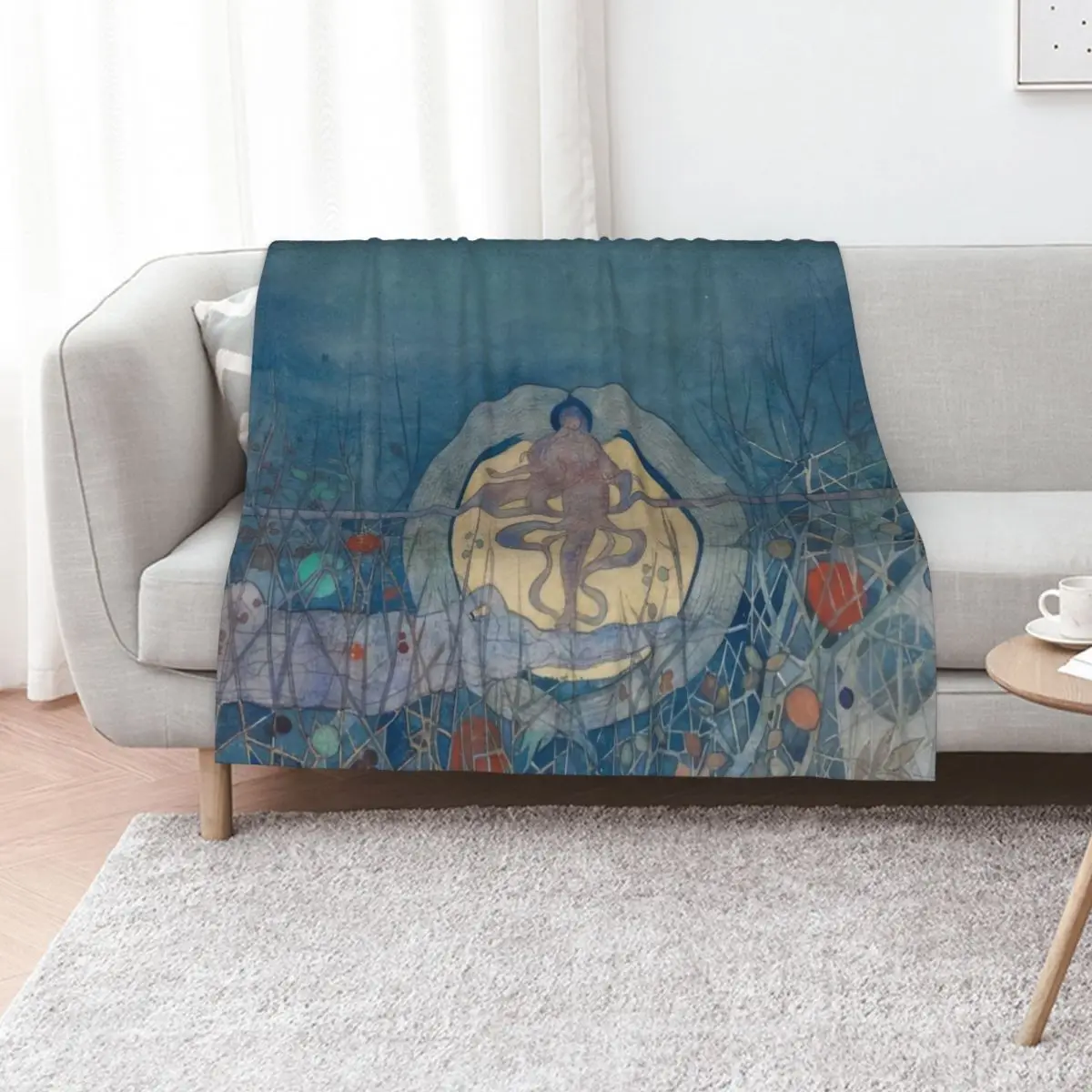 charles rennie mackintosh art nouveau, paintings, artwork, prints Throw Blanket Bed linens Blankets For Sofas Luxury St Blankets