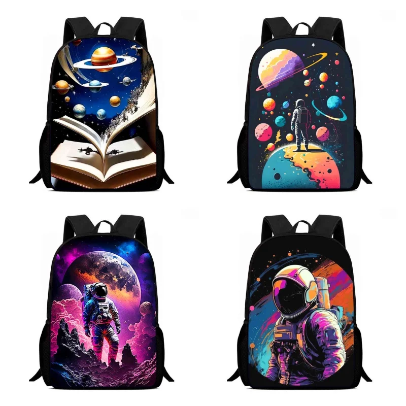 

Mochila School Backpack,Cartoon Starry Sky School Bags for Girls Boys,Durable &Light Weight Kids Backpack for Kindergarteen