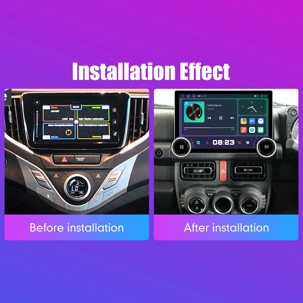 11.8 Inch 2K Double Knobs 2 Din Car Radio For Honda Jimny 2018-2020 Car Radio DVD Multimedia Video Player Android Auto Carplay