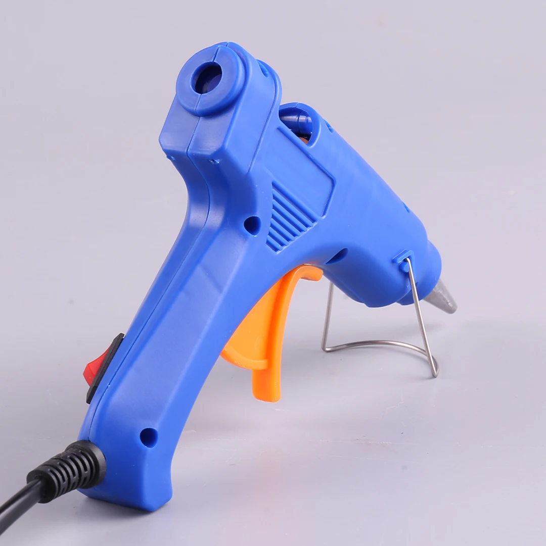 Cz pistola de cola quente 20w tamanho pequeno 7mm de espessura haste de cola arma elétrica de derretimento ferramenta de reparo de modelo de aeronave