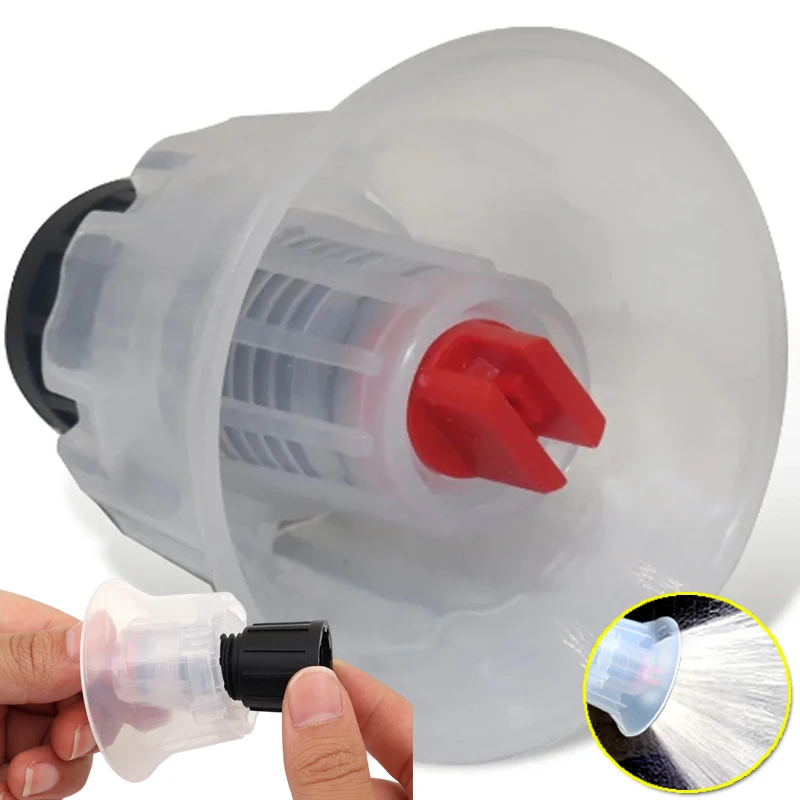 1-10pcs Foam Nozzle Car Wash Foam Spray Nozzle Windscreen Fan Foam Nozzles Internal Thread 16mm Car Wash Water Gun Nozzles