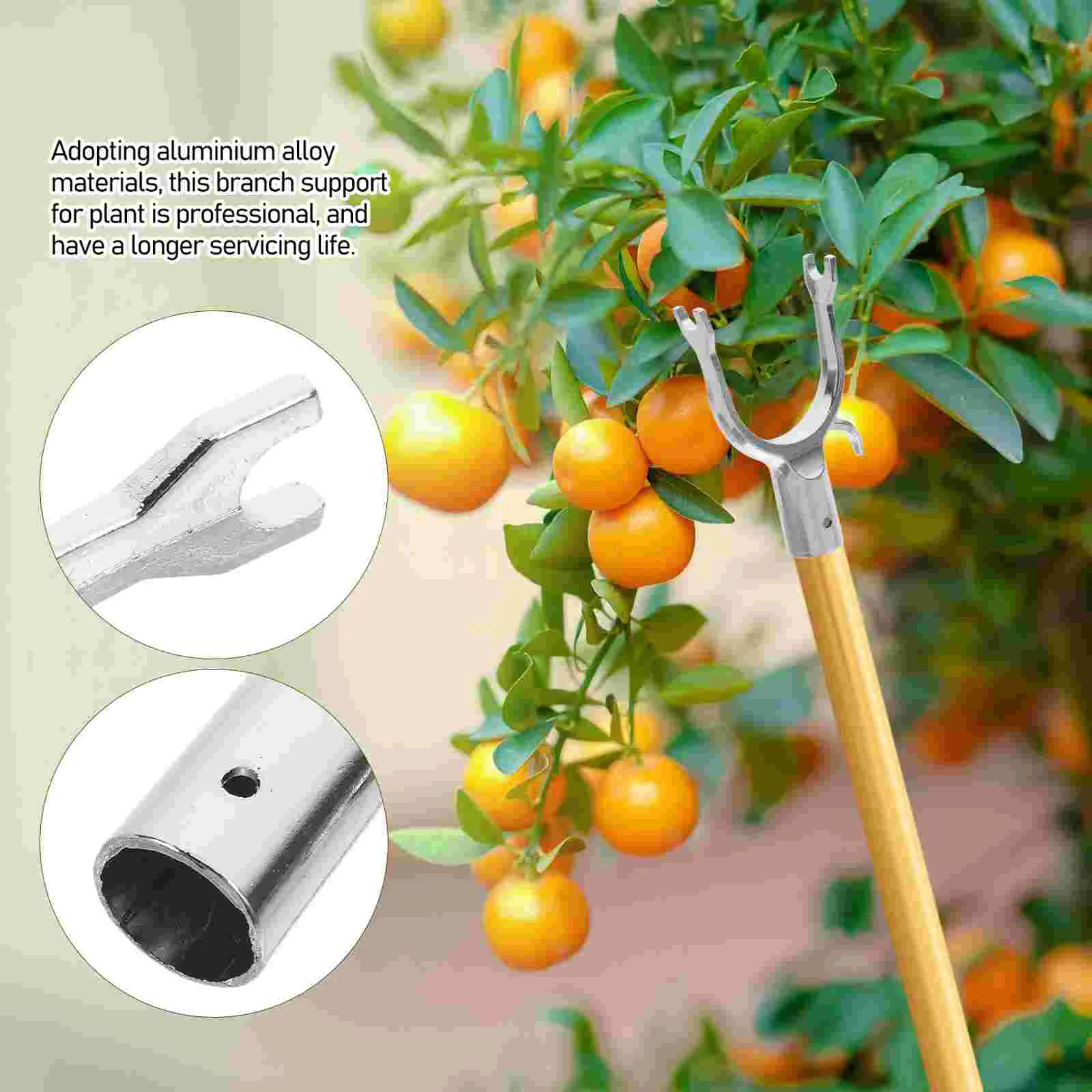 Reach Orchard Fruit Tree Support Fork Plant Compression Bracket Garden Bonsai Silver Gardening