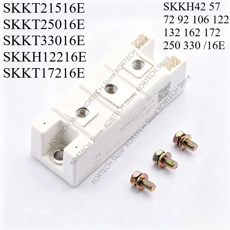 SKKT SKKH42 57 72 92 106 122 132 162 172 250 330 /16E IGBT MODULE Thyristor Diode Module Semi controlled thyristor  SKKT106/16E