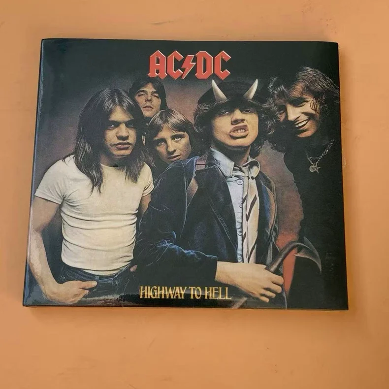 Classic Hardcore Rock Bands AC/DC《Highway To Hell》album CD Music Record Walkman Car Soundtracks Box Party Music Collection
