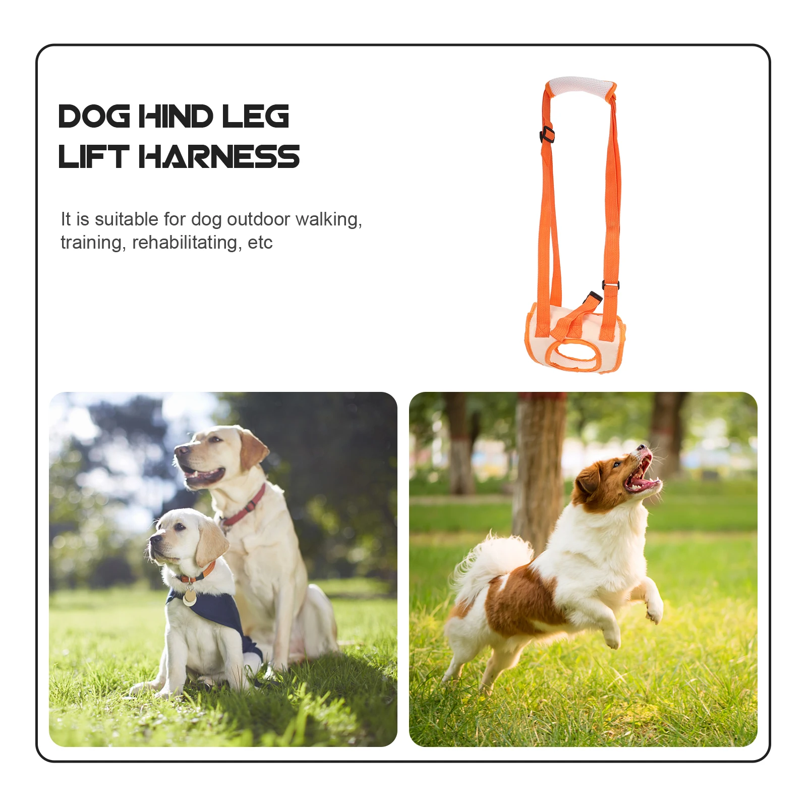 

High-Quality Adjustable Pet Legs Lift Belt For Dog Support Harness Walking Assist Disabled Dog Auxiliary Belt Pet