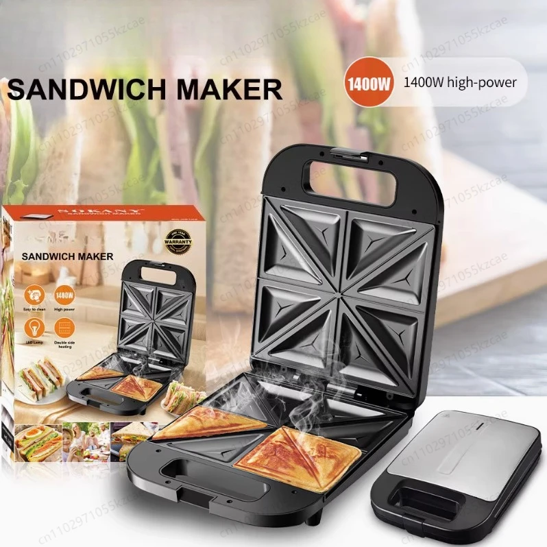 

Household US standard changing plate 5-in-1 small waffle machine donut machine sandwich machine
