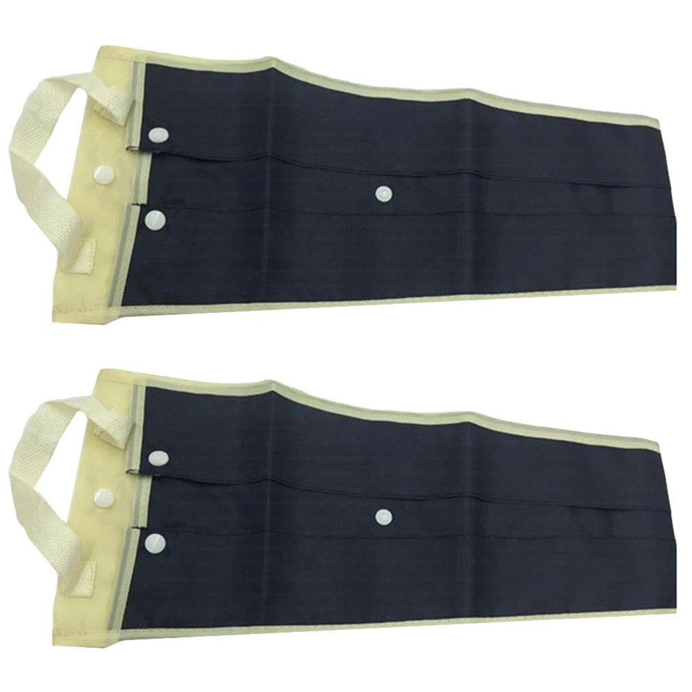 

2pcs Waterproof Umbrella Cover Folding Pouch Storage Bag Car Seat Organizer For Long Travel Use Rainproof Raincoat For