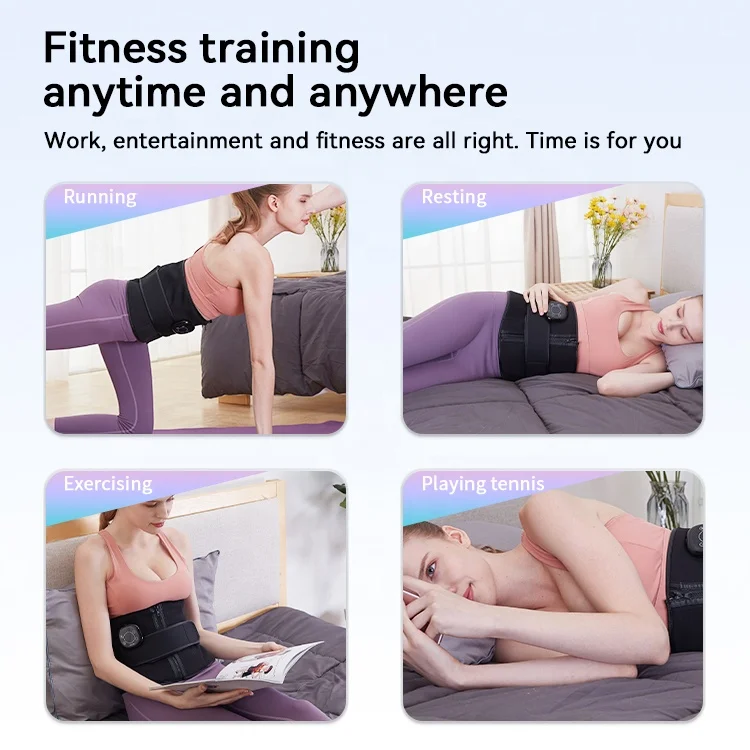 Массажный пояс, вибрационный менструальный нагрев, массажер для брюшного пресса, японский массажер шиацу, электрическая машина для похудения, пояс Ems