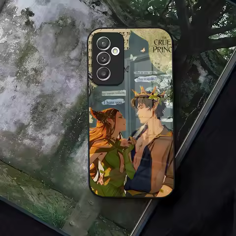 The Cruel Prince Jude And Cardan Phone Case Glass for Samsung Galaxy S24 S22 S20 S23 S21 Ultra Fe Plus A34 A54 A24 A52 A53 M54