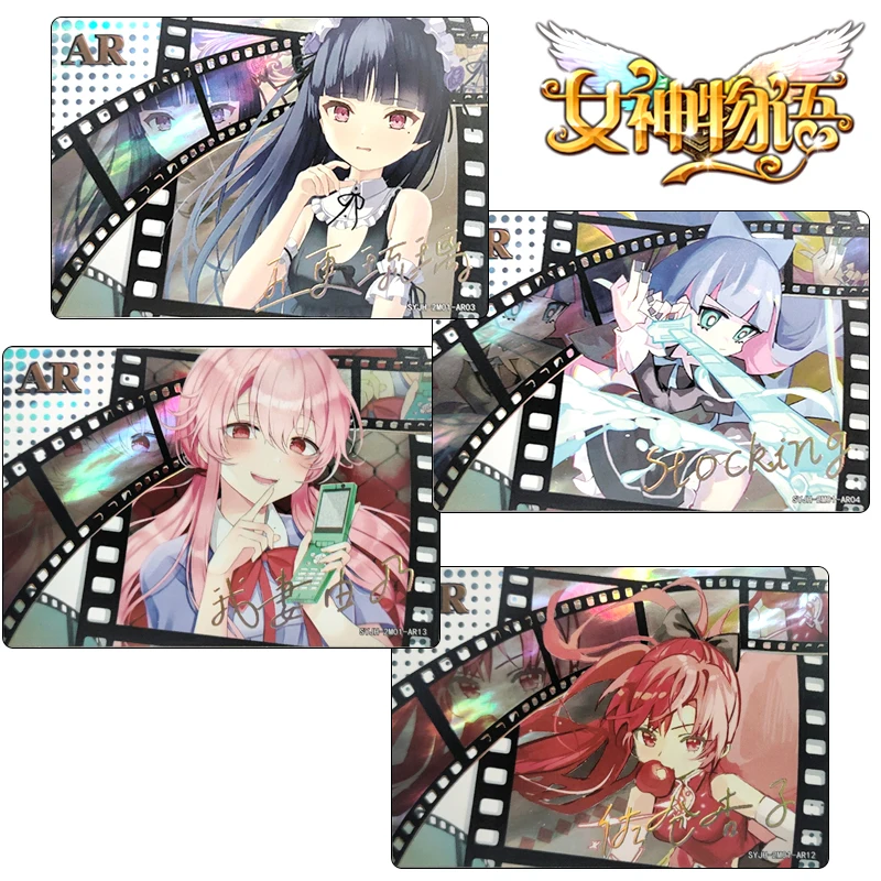 

Goddess Story Ar Series Tachibana Kanade Matou Sakura Anime Characters Rare Collection Flash Card Cartoon Toys Christmas Gift