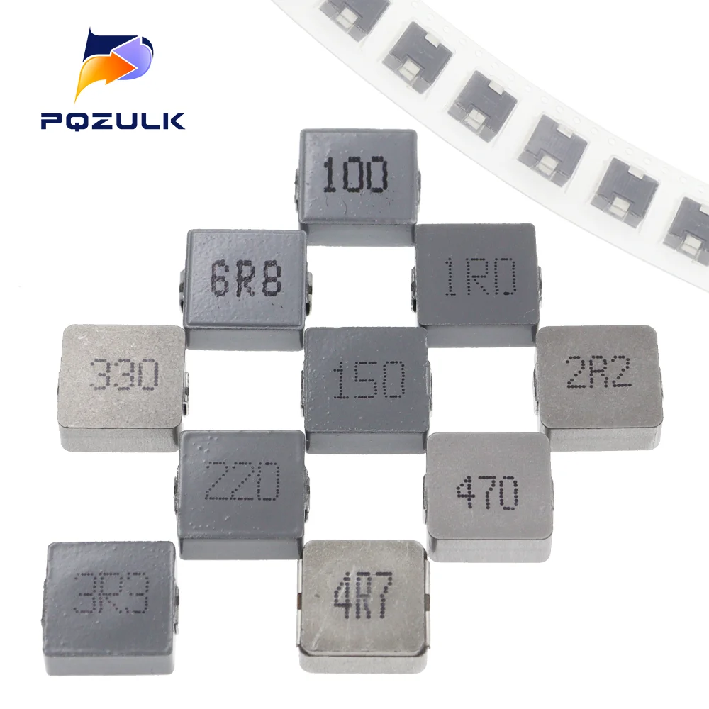 

100PCS 1040 SMD Power inductor 2.2uh 4.7uh 6.8uh 10uh 22uh 1040 inductor 10X10X4MM Integrated Molded Inductor