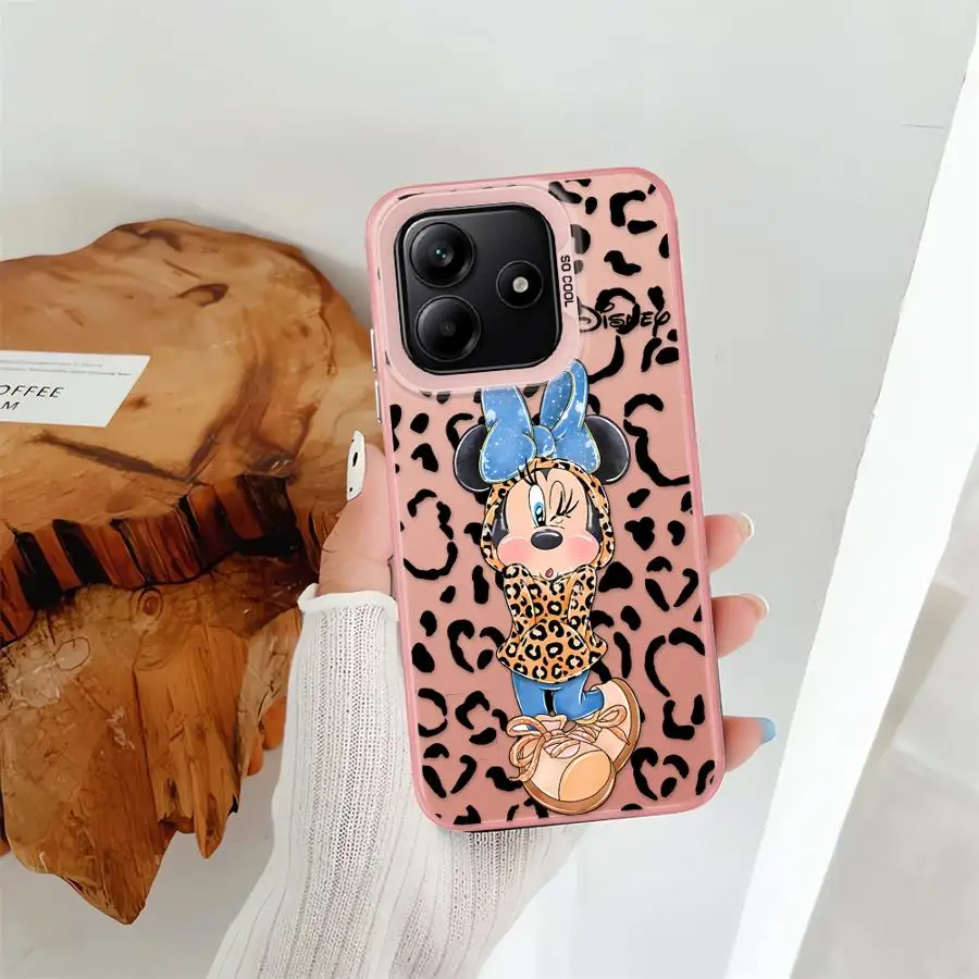 Case voor Xiaomi Redmi Note 9s 13 12 11 10 Lite 12s 11s 14 Pro Plus 10s Terug telefoon Cover Disney Minnie